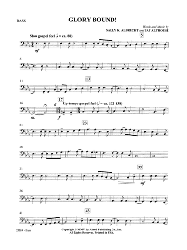 Glory Bound!: String Bass
