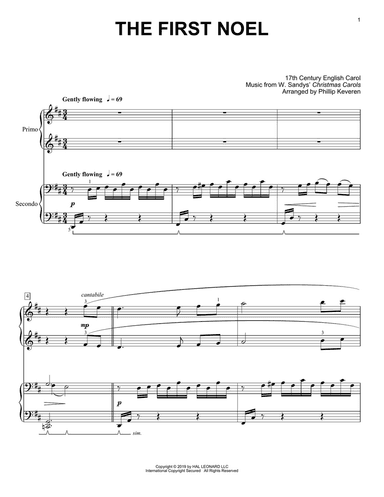 The First Noel (arr. Phillip Keveren)