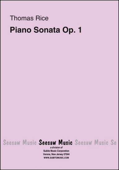 Piano Sonata Op. 1