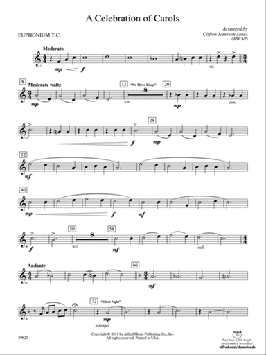 A Celebration of Carols: Baritone T.C.
