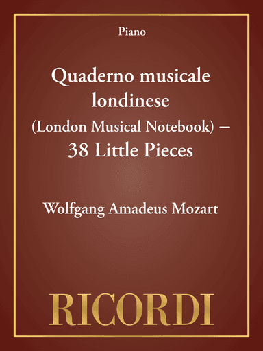Quaderno musicale londinese (London Musical Notebook) - 38 Little Pieces