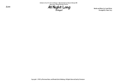 All Night Long (all Night)