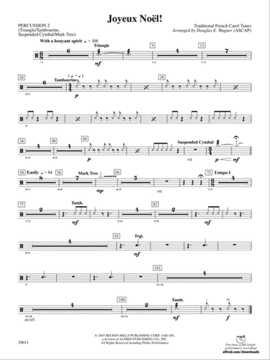 Joyeux Noël!: 2nd Percussion