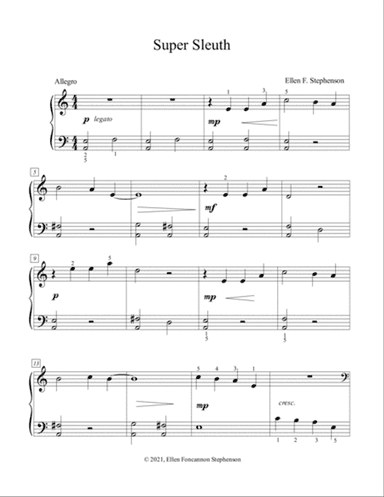 Super Sleuth (EZ piano)