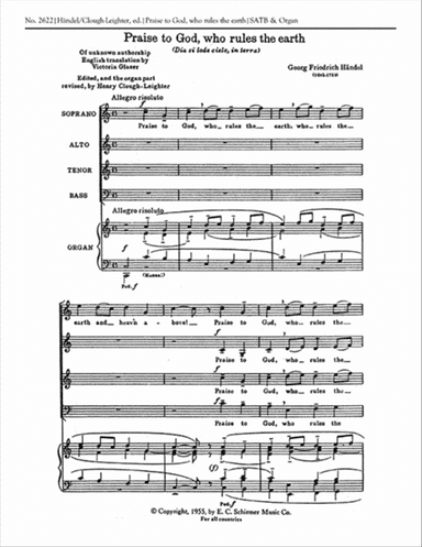 La Resurrezione: Praise To God, Who Rules the Earth