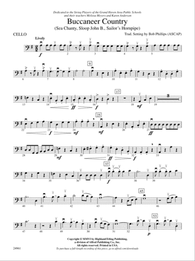 Buccaneer Country: Cello