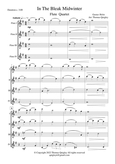 In The Bleak Midwinter