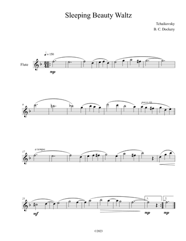 Sleeping Beauty Waltz (Flute Solo)