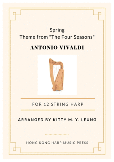 Spring (from The Four Seasons) by Vivaldi - 12 String Small Lap Harp