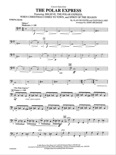The Polar Express, Concert Suite from: String Bass