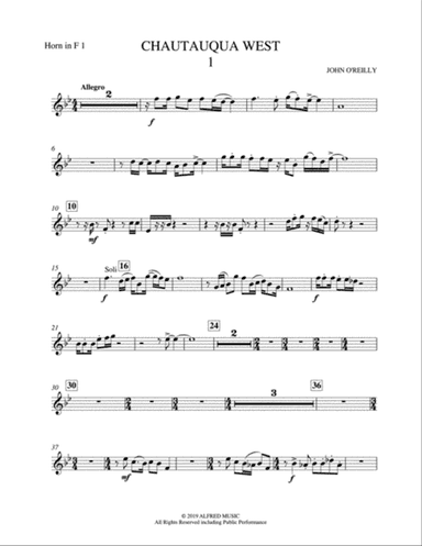 Chautauqua West: 1st Horn in F