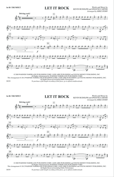 Let It Rock: 1st B-flat Trumpet