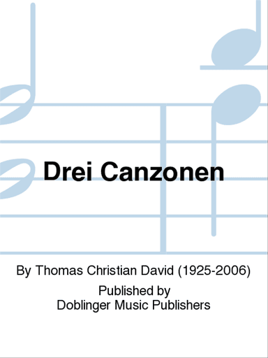 Drei Canzonen