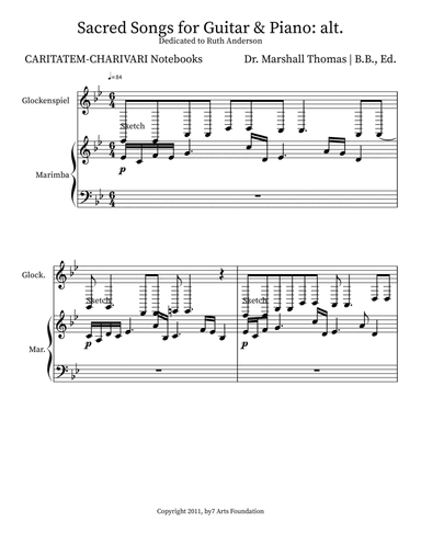 Sacred Songs for Guitar & Piano: alt.