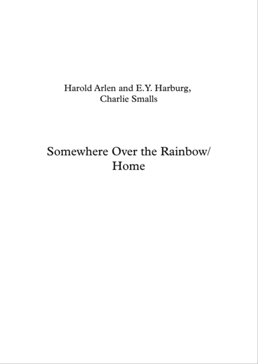 Over The Rainbow (from The Wizard Of Oz)