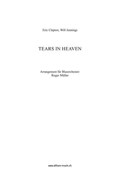 Tears In Heaven