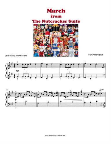 March from The Nutcracker (simplified, Grade 2 - 3) without note names