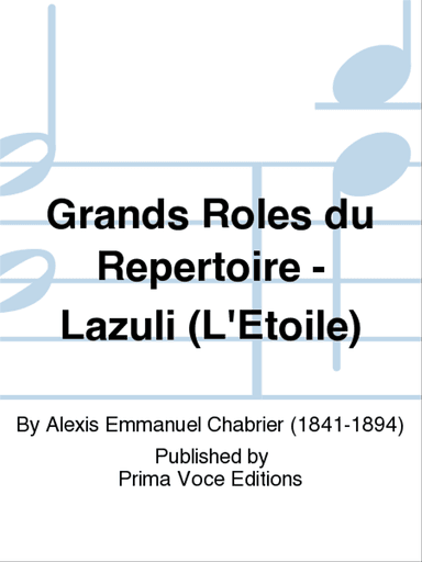 Grands Roles du Repertoire - Lazuli (L'Etoile)