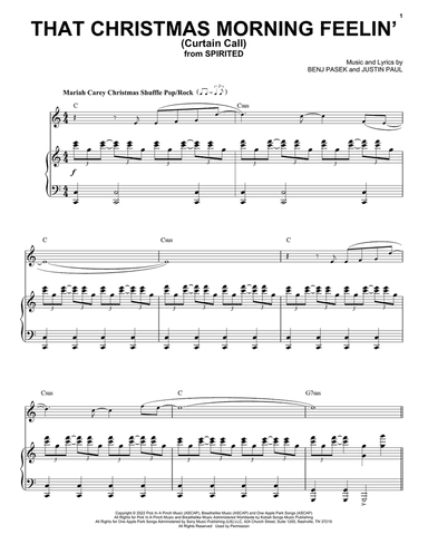 That Christmas Morning Feelin' (Curtain Call) (from Spirited)