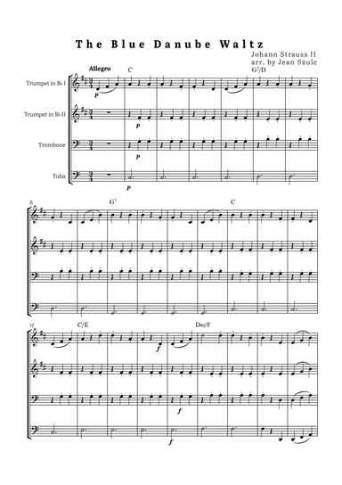 The Blue Danube Waltz - Brass Quartet
