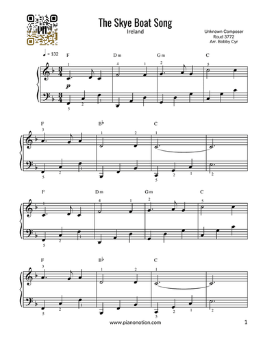 The Skye Boat Song - Outlander Theme Song (Piano Solo)