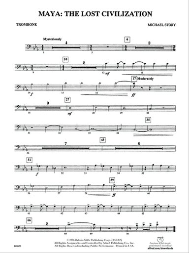 Maya: The Lost Civilization: 1st Trombone