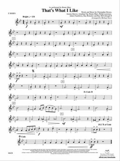 That's What I Like: 1st F Horn