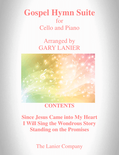 GOSPEL HYMN SUITE (For Cello & Piano with Score & Cello Part)
