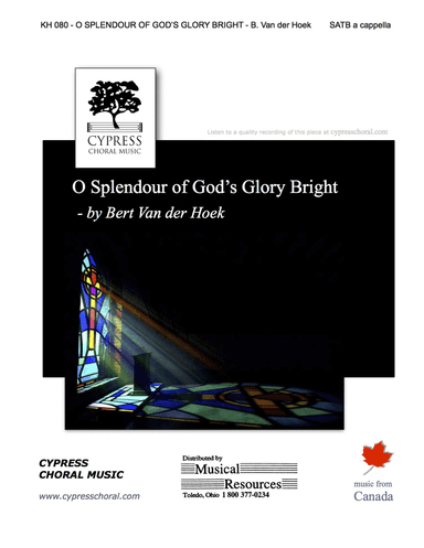O Splendour of God's Glory Bright