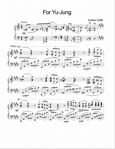 Lyric Etude No. 5 "For Yu-Jung"