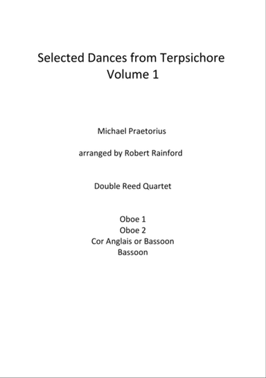 Selected Dances from Terpsichore Volume 1