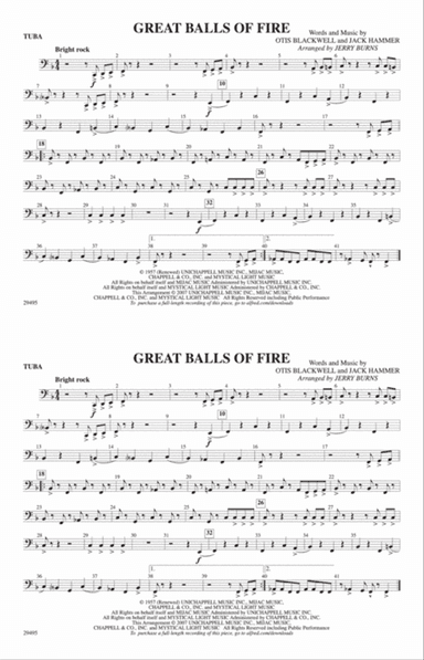 Great Balls of Fire: Tuba