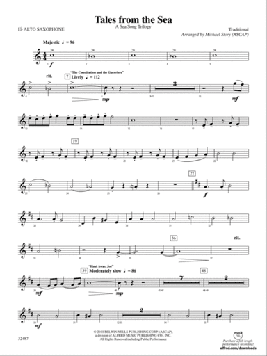 Tales from the Sea: E-flat Alto Saxophone