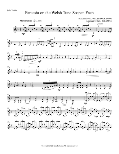 Fantasia on the Welsh Tune Sospan Fach
