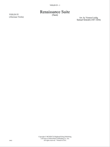 Classics for Contest: 4th Violin