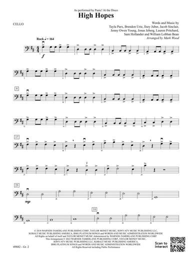 High Hopes: Cello - Grade 2