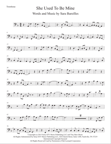 She Used To Be Mine from WAITRESS THE MUSICAL