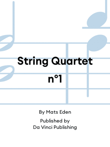 String Quartet n°1