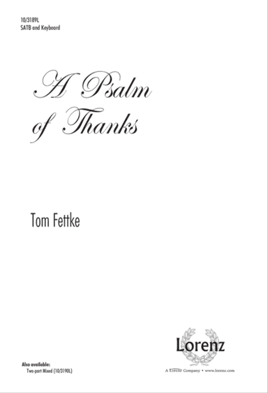 A Psalm of Thanks