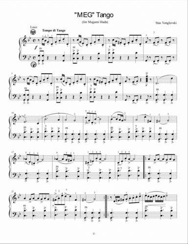 "Meg" Tango (Solo Accordion)