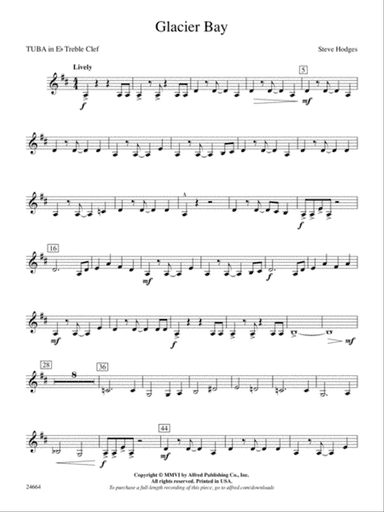 Glacier Bay: (wp) E-flat Tuba T.C.