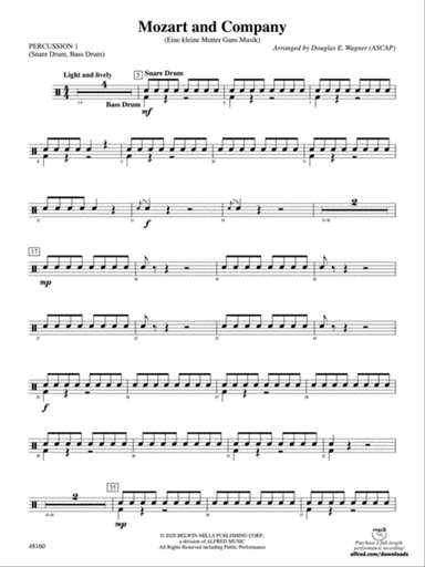 Mozart and Company: 1st Percussion