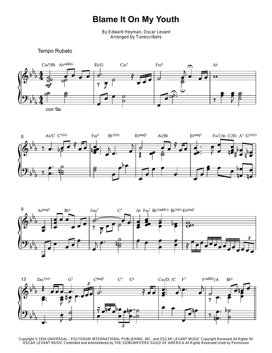 Blame It On My Youth