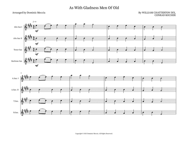 As With Gladness Men Of Old