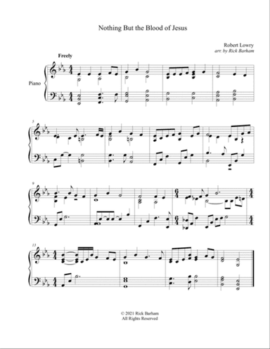 Nothing But The Blood Of Jesus