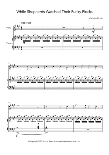 While Shepherds Watched Their Funky Flocks