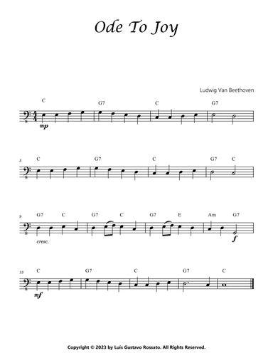 Ode To Joy - Bass