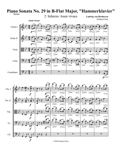 Hammerklavier Sonata, Movement 2