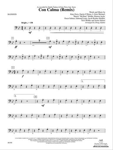 Con Calma (Remix): Bassoon