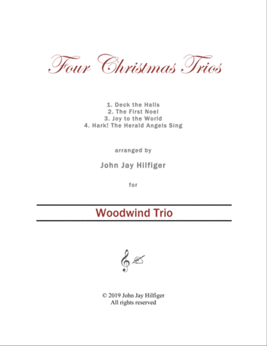 Four Christmas Trios for Woodwinds